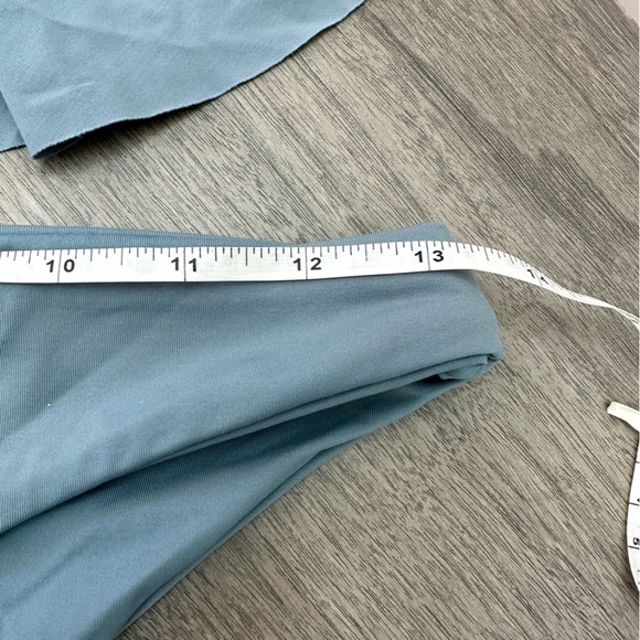 L*space Ruffle Swim off the shoulder Slated Glass Blue bikini set size S… - Picture 11 of 15